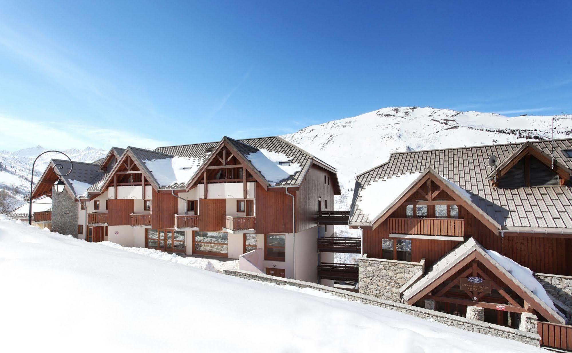 Residence Odalys L'Ecrin Des Neiges Valmeinier Exterior foto